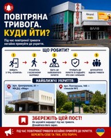 Як працюватимуть торговельні центри в Павлограді під час тривог — містянам нагадали алгоритм дій та правила евакуації