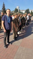 Покладання квітів  до пам’ятного знака на Майдані Героїв