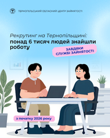 Рекрутинг на Тернопільщині: понад 6 тисяч людей знайшли роботу