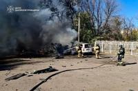 Обстріл Павлограда ракетою «Бандероль» — троє поранених, пошкоджено СТО та 18 автівок
